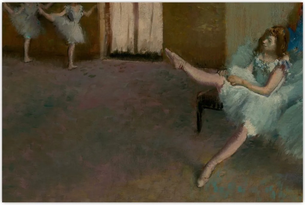 Tablou - Edgar Degas, Before the Ballet, reproducere (90x60 cm)