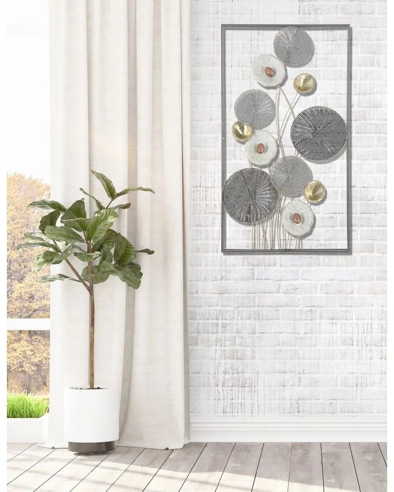 Decorațiune metalică pentru perete Mauro Ferretti Grid, 50 x 90,5 cm