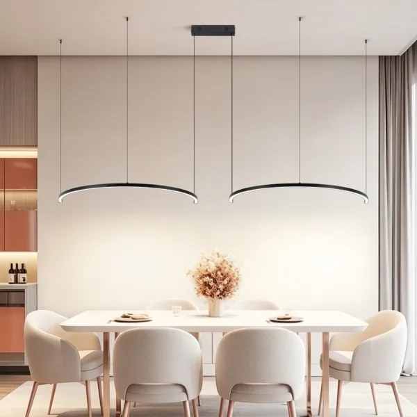Immax NEO 07329L - Lustră LED dimabilă pe cablu FINO 72W/230V 120 cm negru Tuya+telecomandă