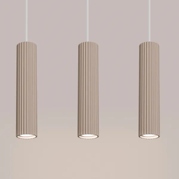 Lustră pe cablu Brilagi CRESTO 3xGU10/10W/230V taupe