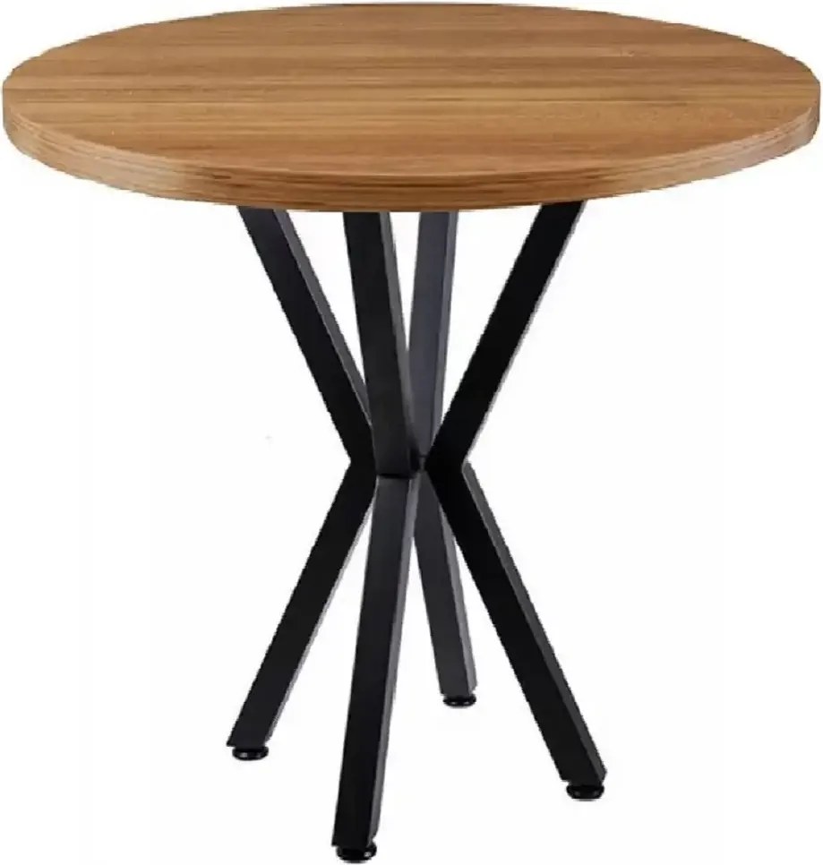 Masa bucatarie mdf rotund texturata, R70 X 75 cm