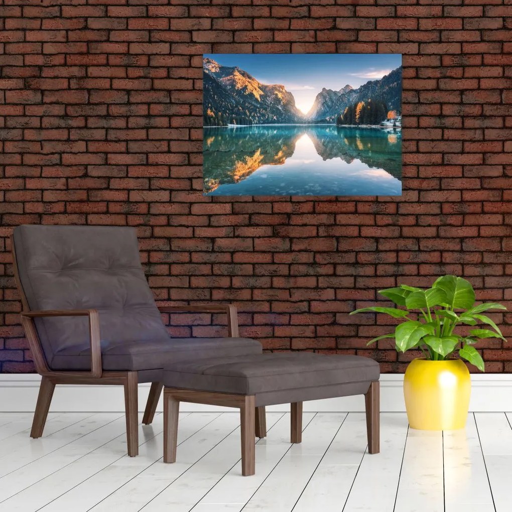 Tablou - Lacul montan (70x50 cm)