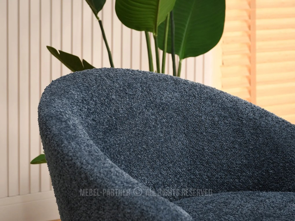 Fotoliu Carma F (albastru închis + negru). Promo -19%. 1109979
