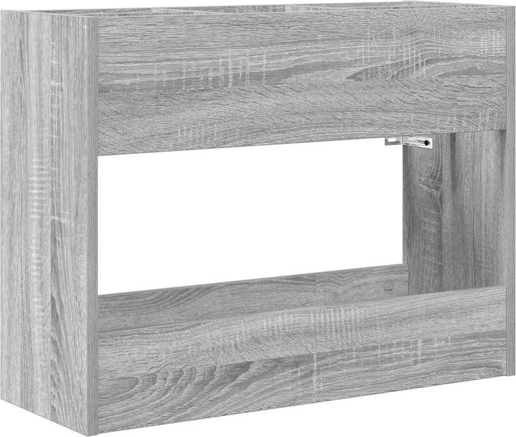 vidaXL Suport pentru umbrele Gri Sonoma 65 x 24 x 50 cm Lemn compozit