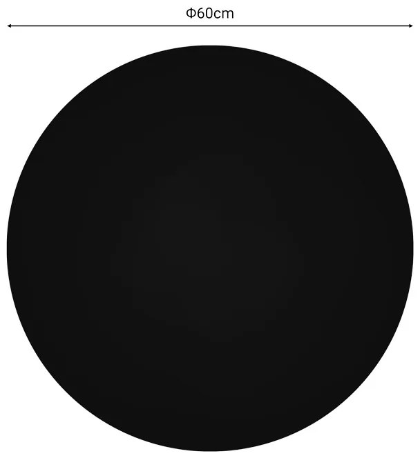 Blat masa Senlo Pako World Negru 60x60x1 cm