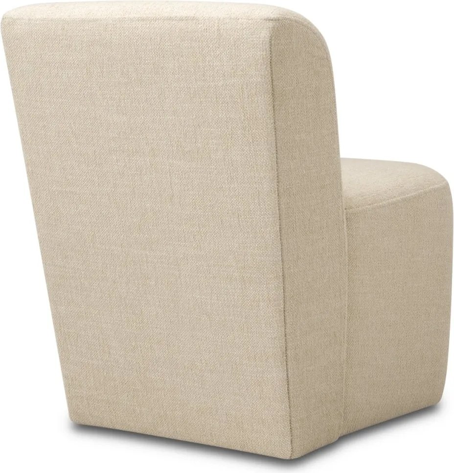 Scaun design LUX Selene, Renato ecru