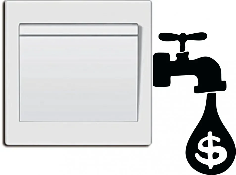Sticker intrerupator Robinet