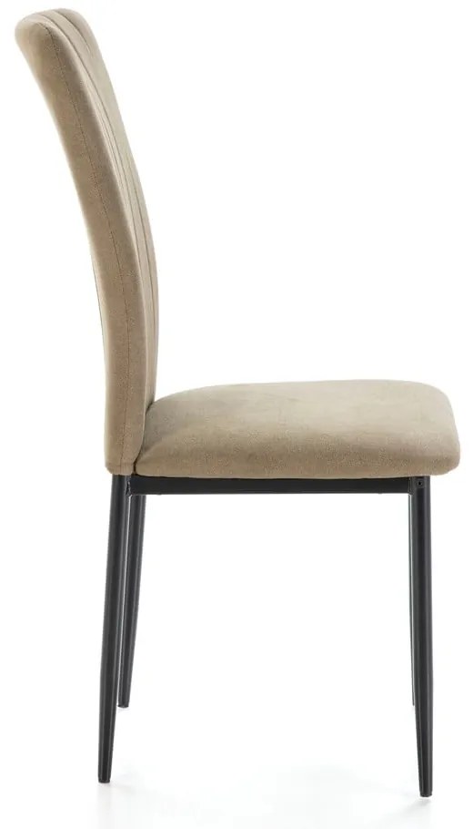 Scaune de dining kaki 4 buc. Holly – Marckeric