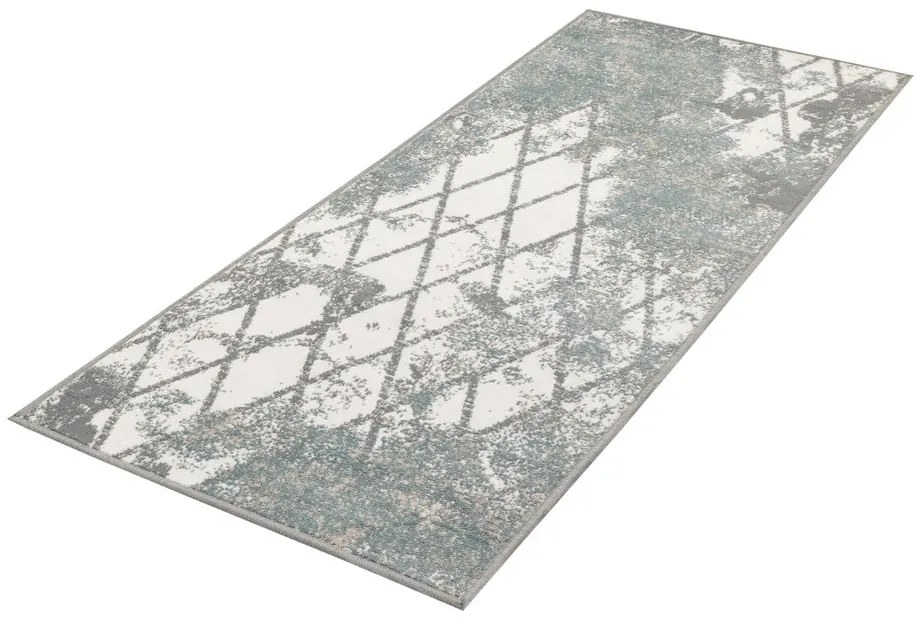 Covor tip traversă albastru prăfuit 70x200 cm Sensi Gepi – FD