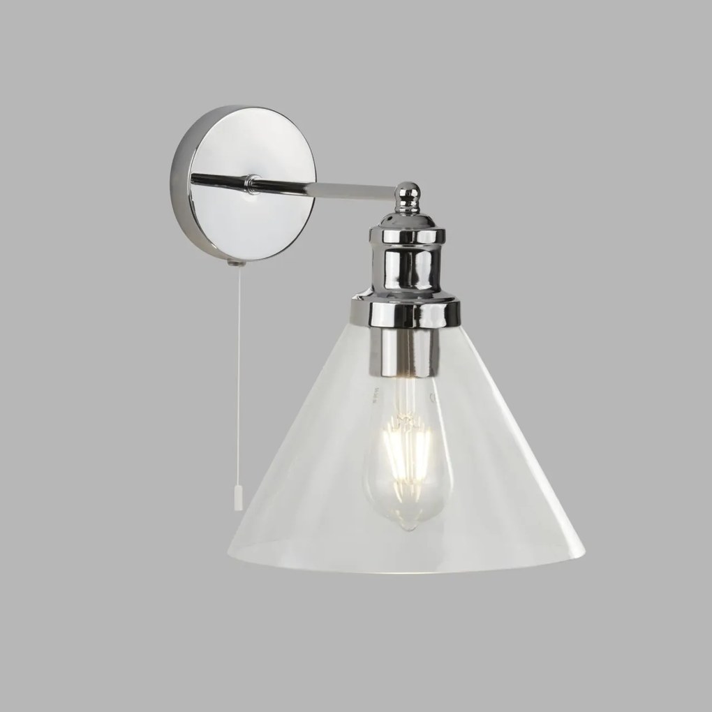 Aplica de perete design clasic Pyramid crom 1277CC SRT