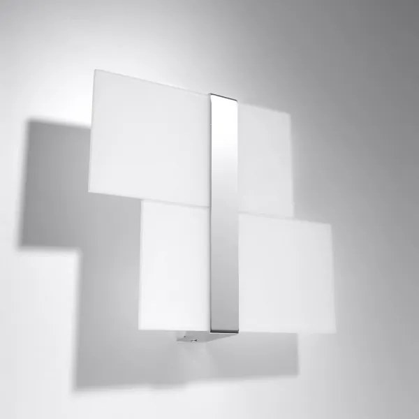 Aplică perete MASSIMO 2xG9/40W/230V alb/crom