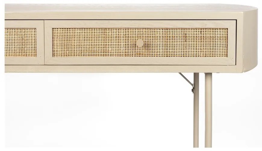 Masă consolă bej 40x120 cm Amaya – White Label