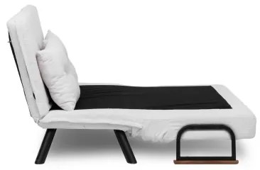 Canapea extensibilă 2 locuri QIRA, albă