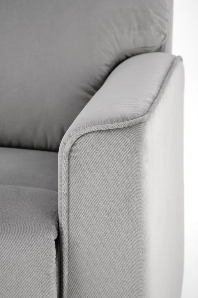 Fotoliu recliner Karim stofa gri H103 cm
