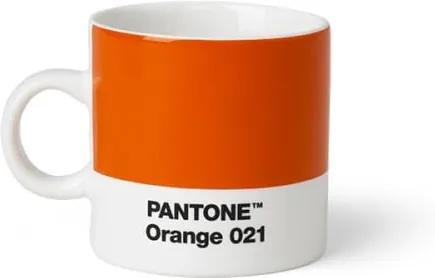 Cană Pantone 021 Espresso, 120 ml, portocaliu