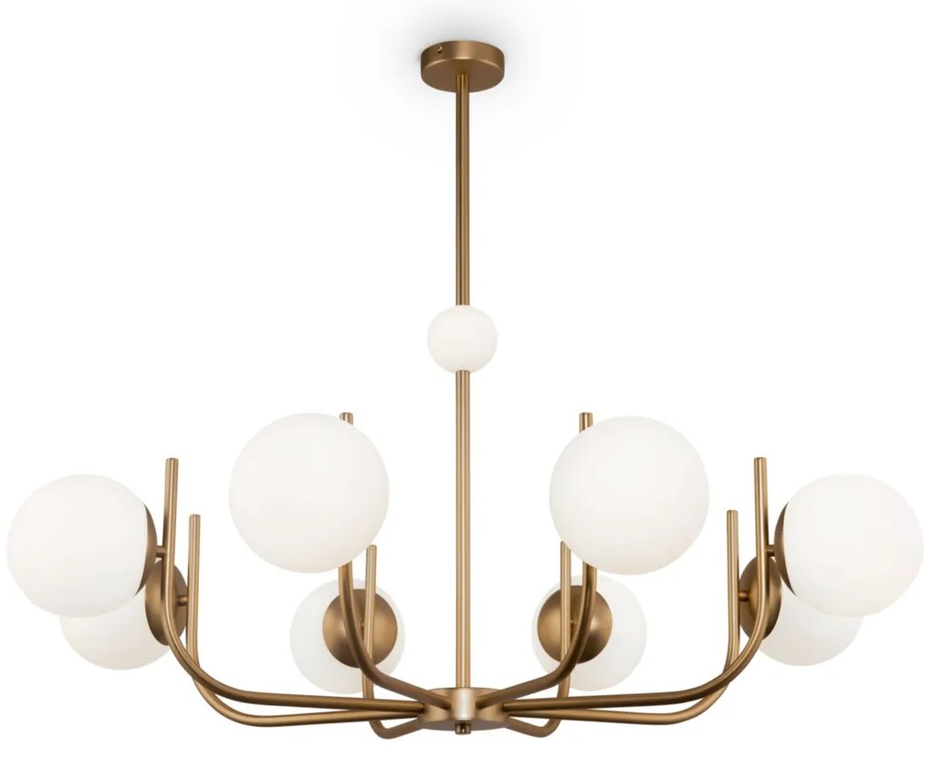 Lustra suspendata cu 8 brate design elegant Randez-Vous MYMOD109PL-08BS