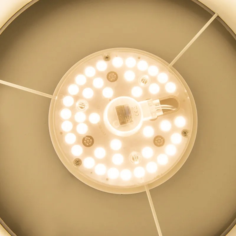 Plafoniera albastră 40 cm cu LED inclus - Drum LED