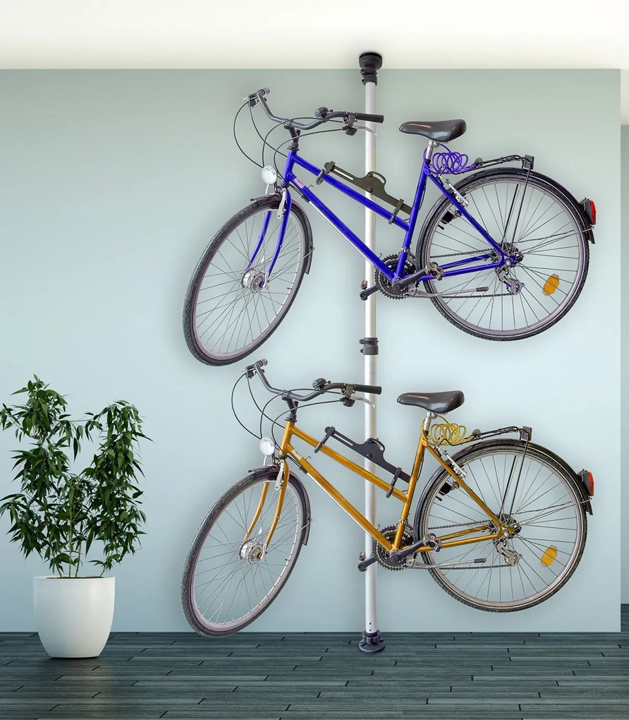 Suport telescopic pentru 2 biciclete