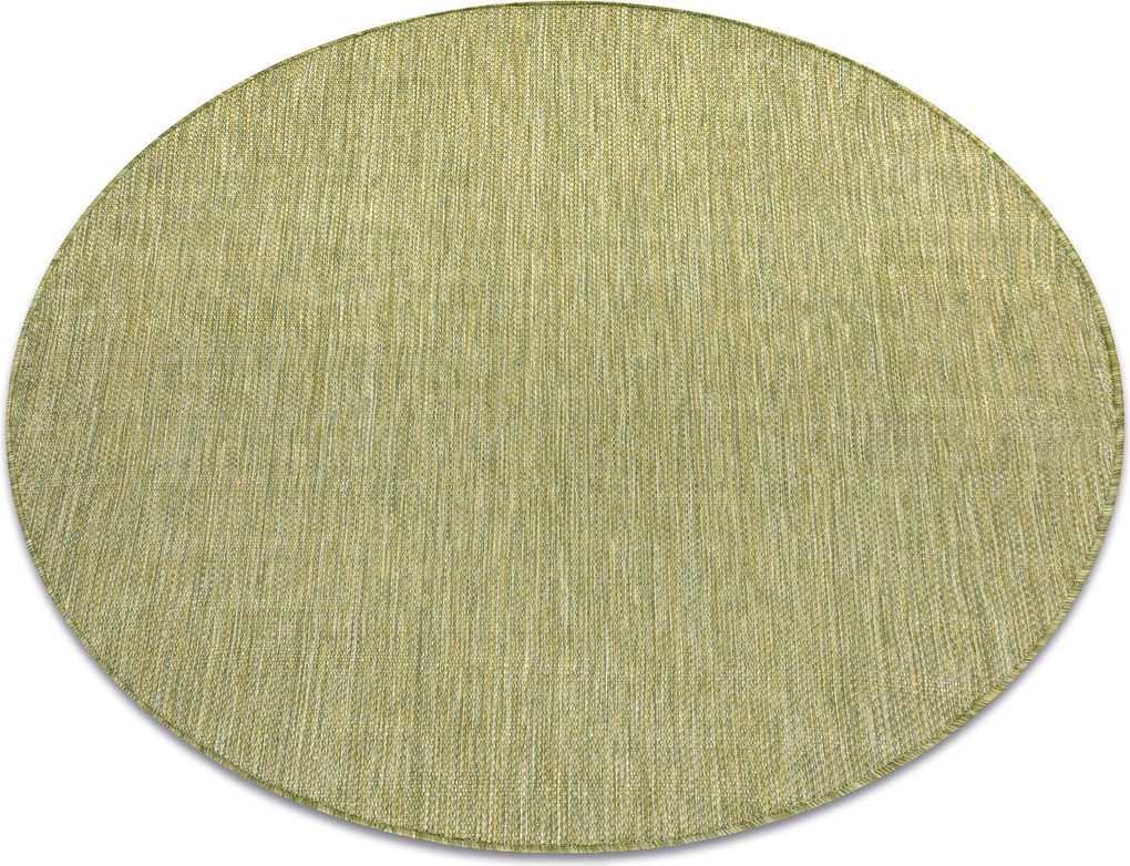 Covor SISAL SION cerc A5165A Melanj țesute plate verde