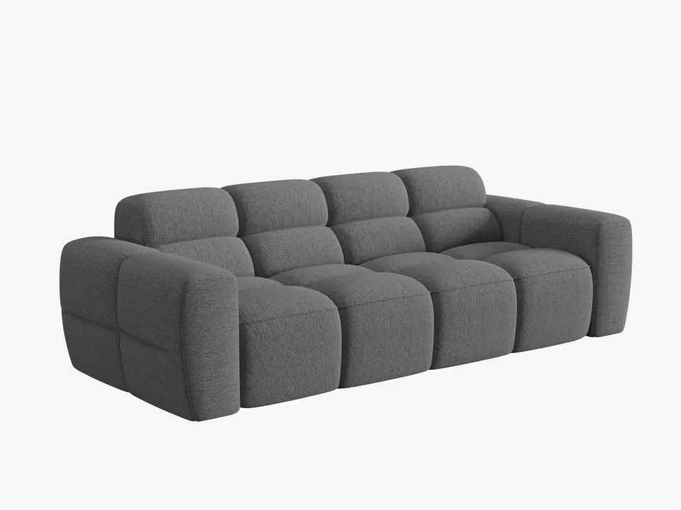 Canapea Lisa 4 locuri stofa L256 cm