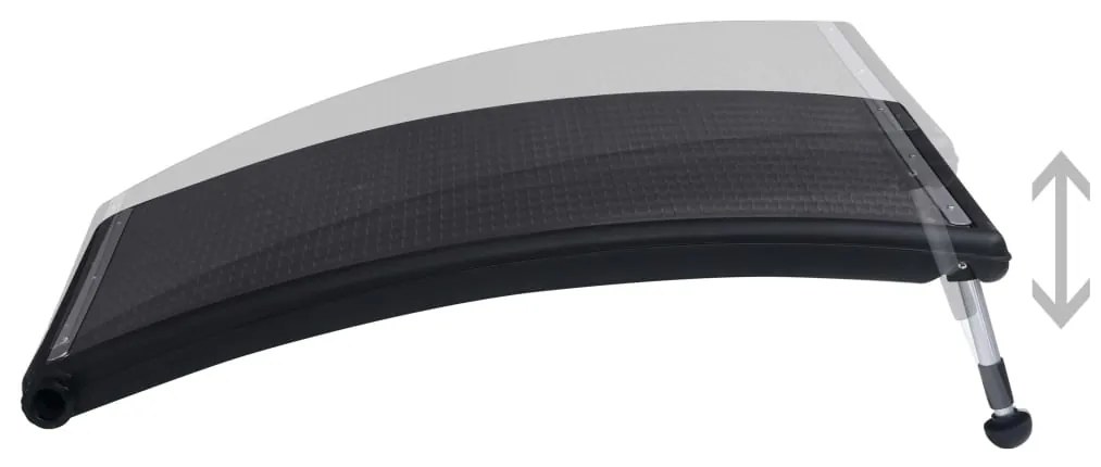 Panouri solare de incalzire piscina, 3 buc., 110x65 cm, curbat 3, 110 x 65 cm