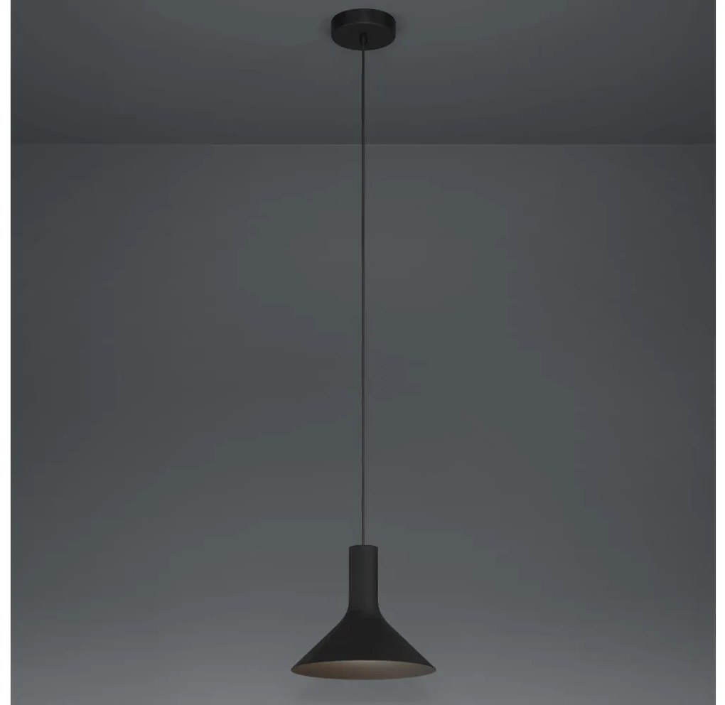 Lustră pe cablu Eglo 390218 MORESCANA 1xE27/28W/230V negru