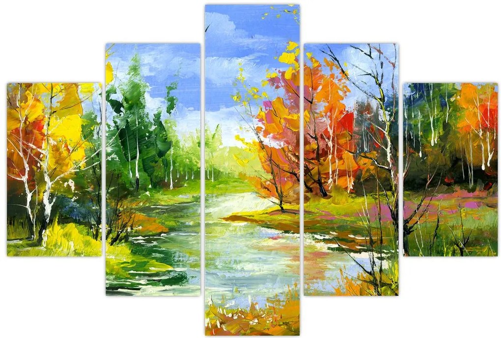 Tablou - Peisaj - pictură (150x105 cm)