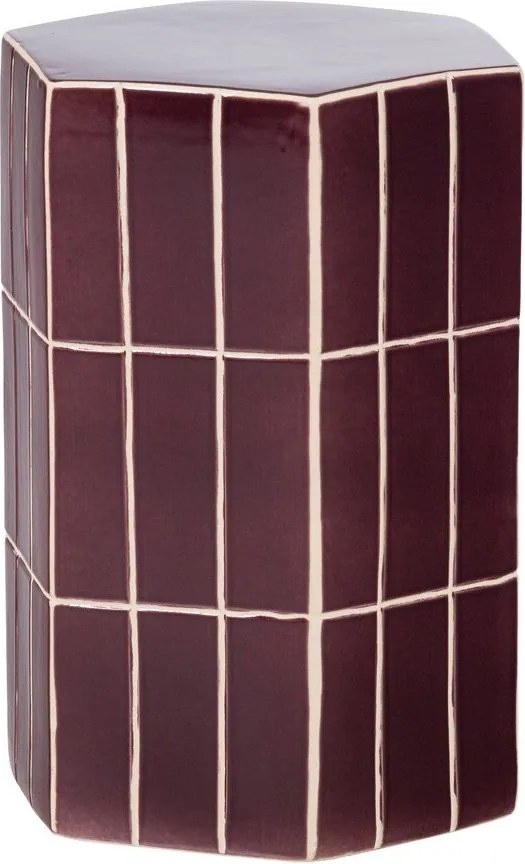 Măsuță auxiliară din ceramică 26x30 cm Plu – WOOOD