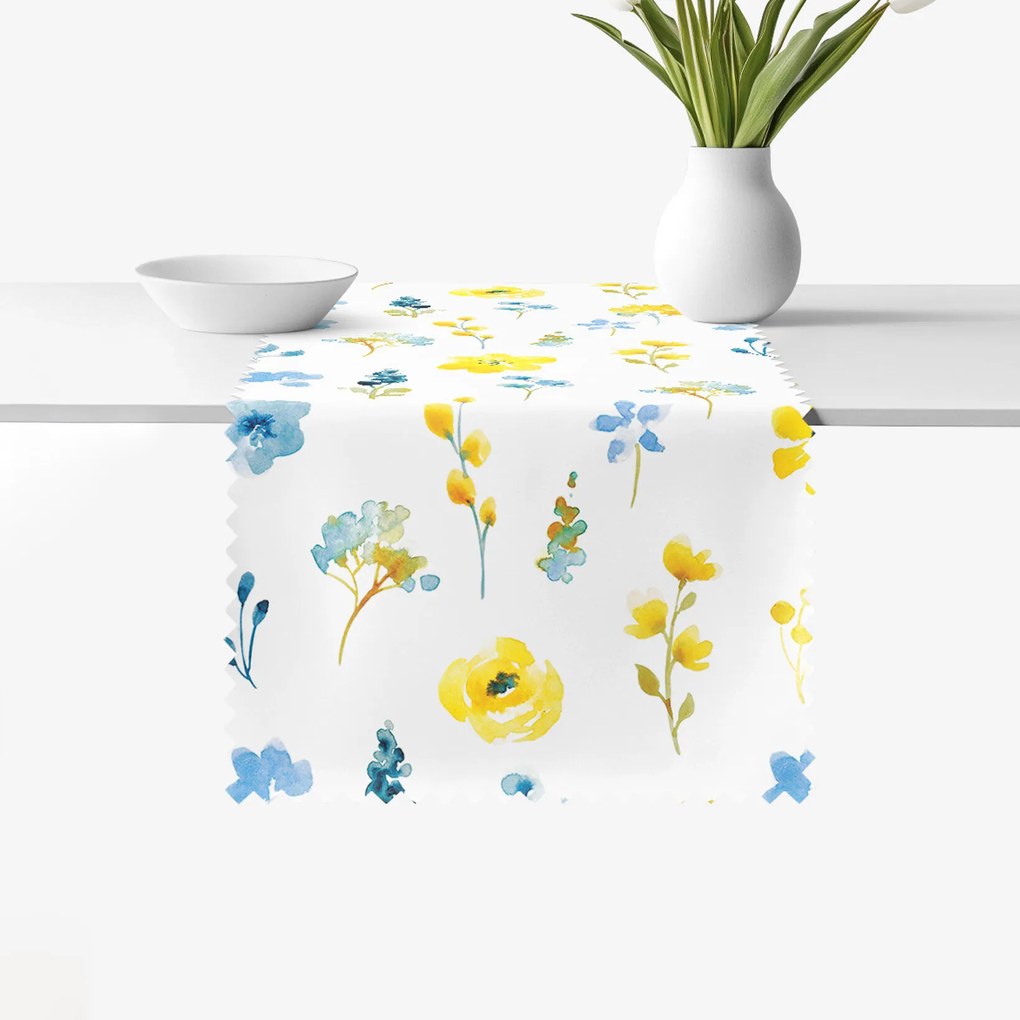 Goldea napron de masă teflonat - pajiște proaspătă 20x140 cm