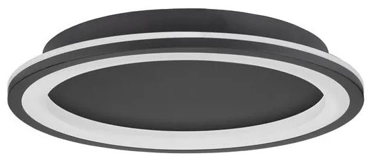 Plafoniera LED dimabila design modern Oggy negru 37cm