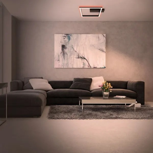 Lustră LED RGBW dimabilă aplicată FRAME LED/18W/230V 2700-6500K Brilo + telecomandă