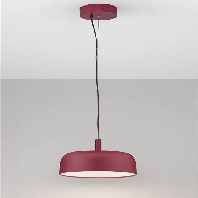 Lustra suspendata LED 2700K NOELIA bordeaux 40cm