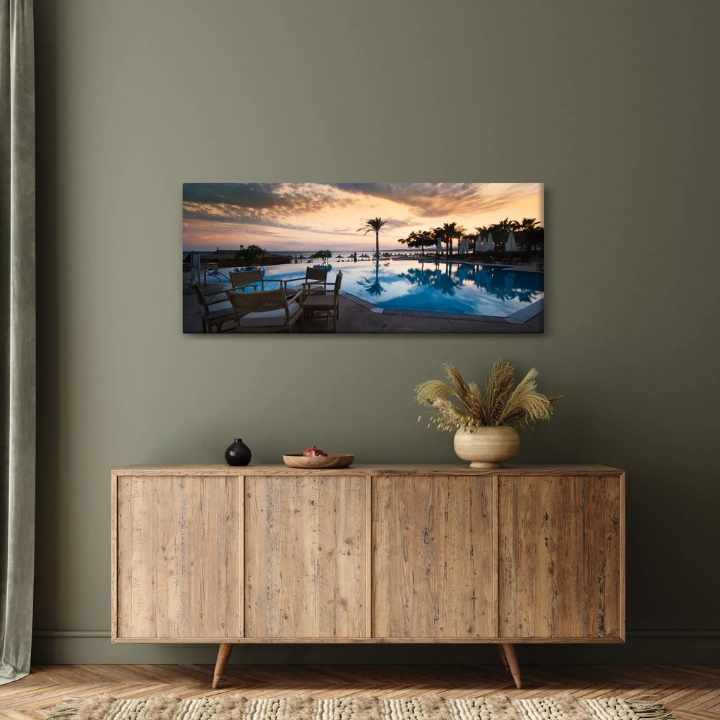 Tablou - Stațiune la mare (120x50 cm)