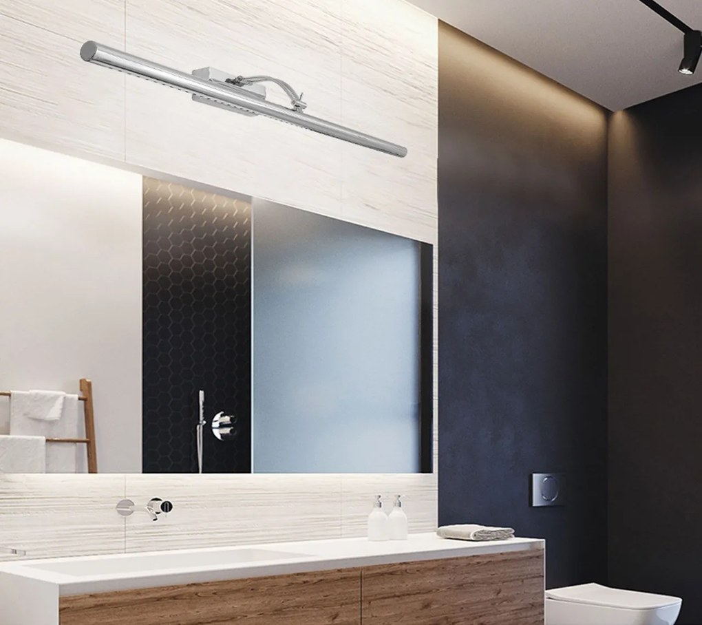 Aplica LED pentru oglinda 15W 106CM APP367-1W argintie