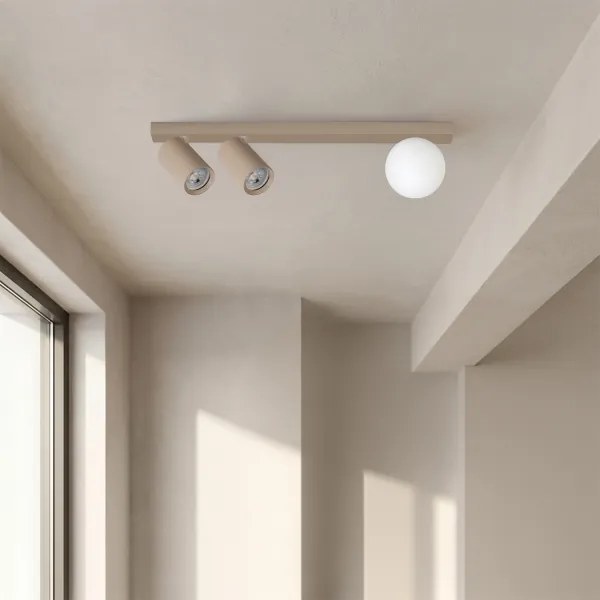 BRILAGI - Corp de iluminat tip spot SELE BALL 2xGU10/30W/230V + 1xG9/10W bej