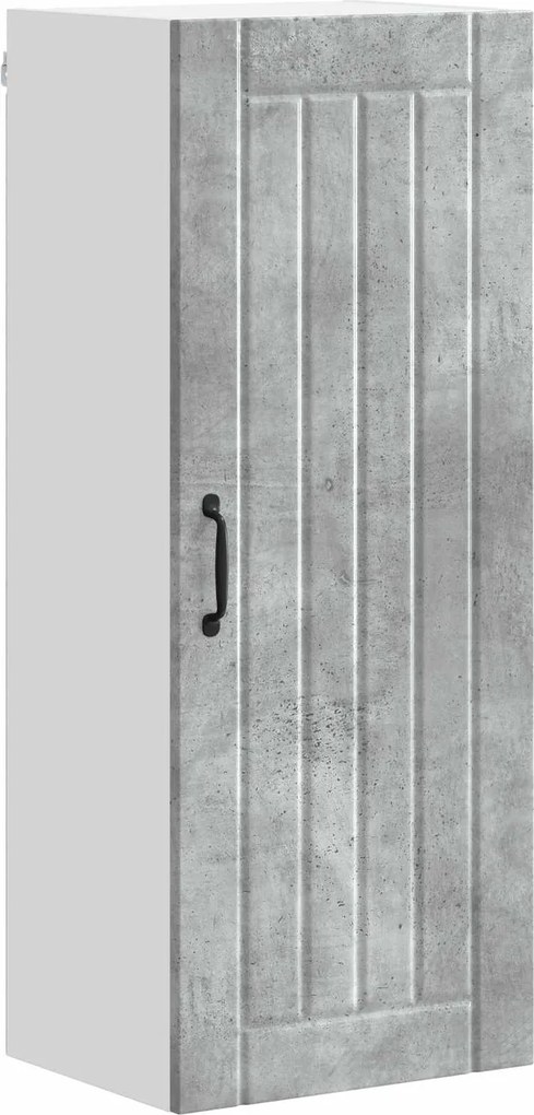 vidaXL Dulap de bucătărie Gri din beton 40 x 31 x 100 cm Lemn compozit