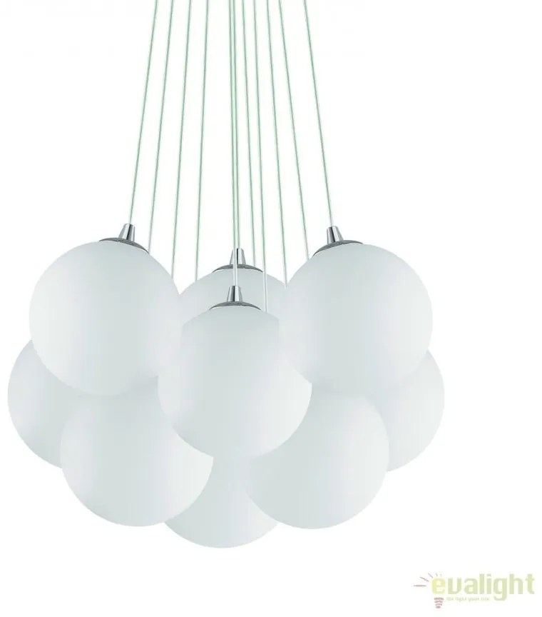 Lustra moderna cu 11 pendule MAPA SP11 BIANCO 131924