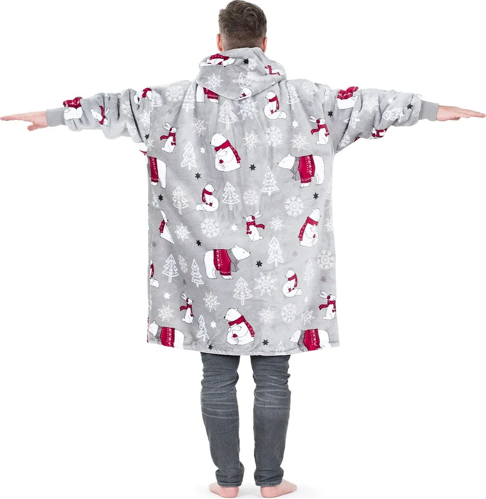 Hanorac din micropluș 4Home Arctic Snuggles, uni L - pentru bărbați