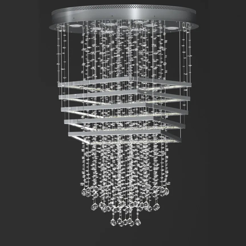 Lustra moderna Vision design LUX Cristal Bohemia Exclusive EMBRACE 01