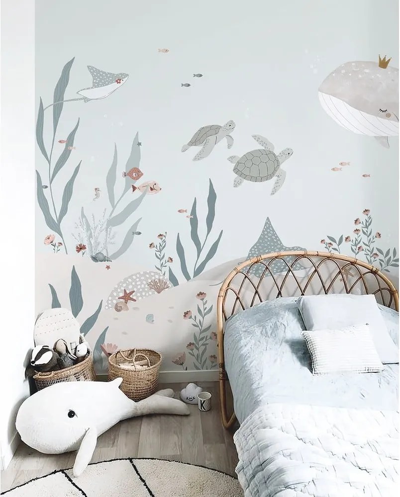 Tapet pentru copii 400 cm x 248 cm Dreamy Seabed – Lilipinso