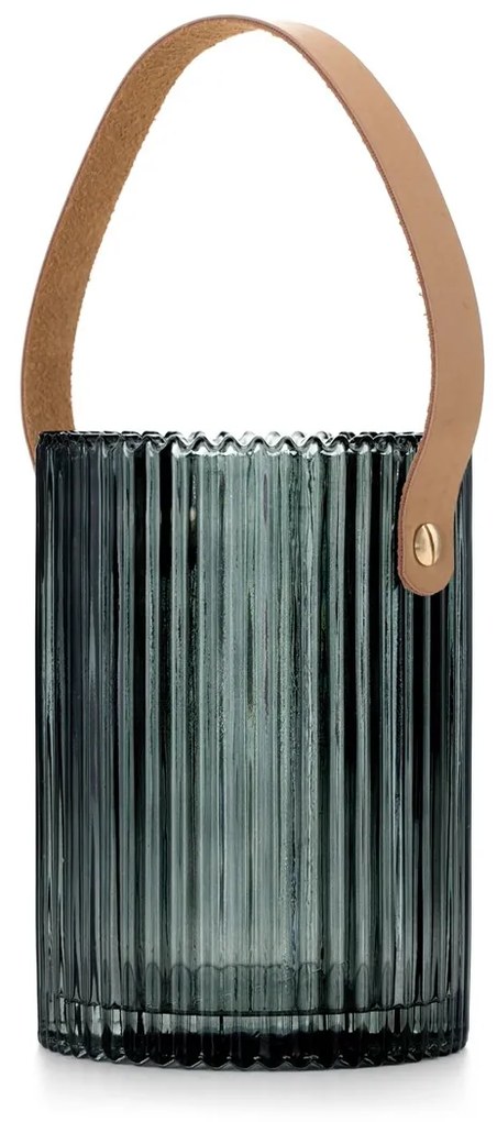 Vaza de sticla Culoare verde, LANTI Marime: M