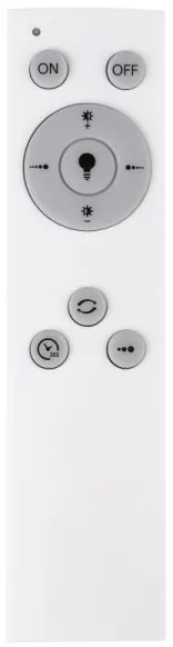 Globo 67359-40A - Plafonieră LED dimabilă JEFFRY 40W/230V 32,5x87,5 cm neagră + telecomandă