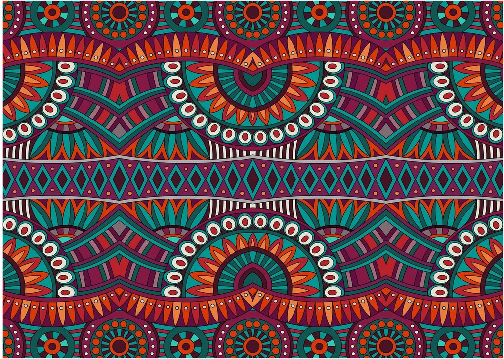 Tablou cu bastracție ornamentală (70x50 cm)