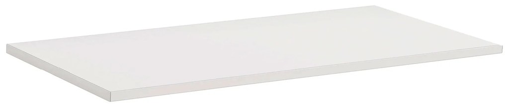 Polita simpla din PAL, 120x40x1,8 cm, Alb