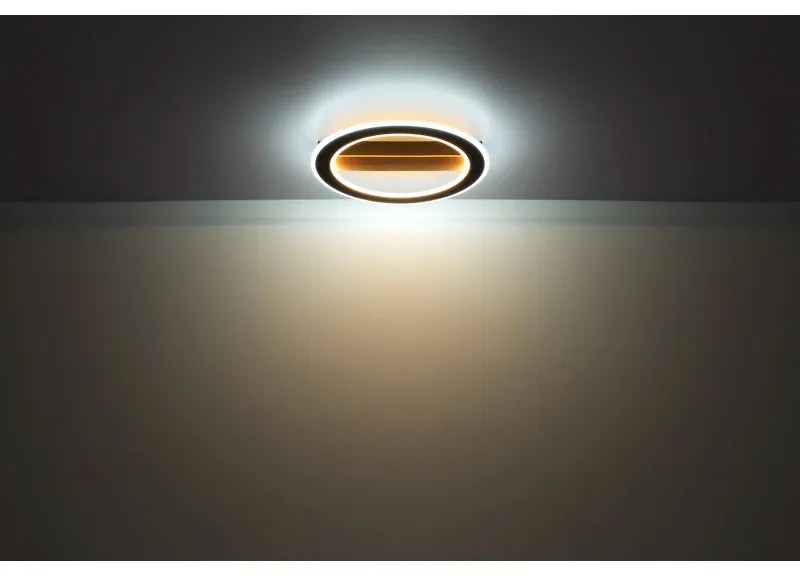 Plafoniera LED design modern Mattia negru mat