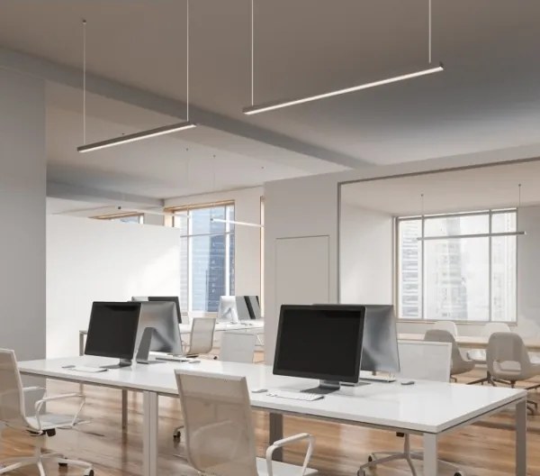 Corp de iluminat LED pentru tavan – montaj aplicat sau suspendat KOLINE LED/40W/230V 3000/4000/6500K 120 cm alb
