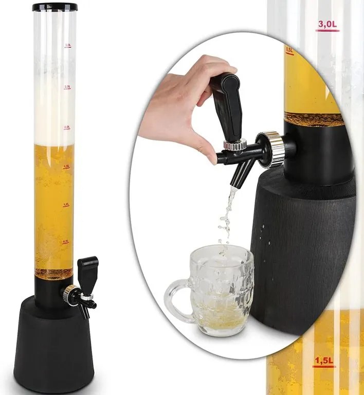 Dozator de bere, set de 3 buc, 3500 ml