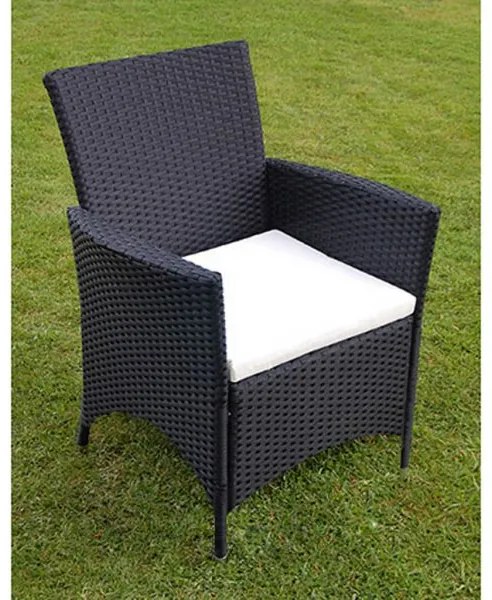 Deuba Set ratan de gradina Berlin 1+6 - negru