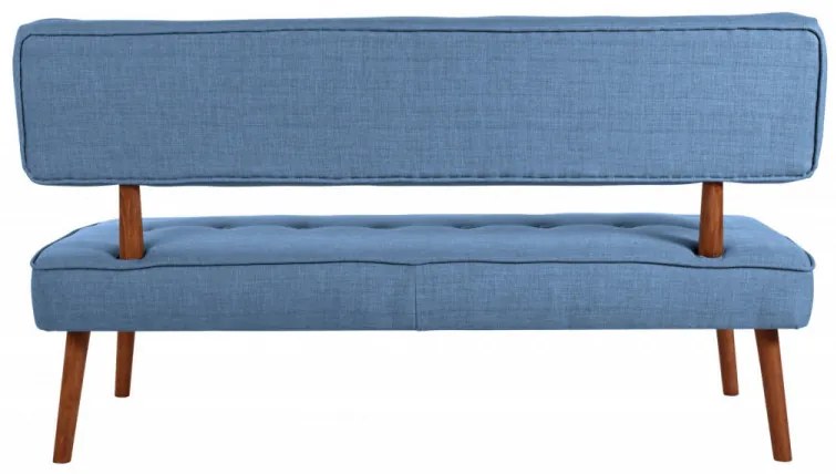 Canapea 2 Locuri, Lemn Solid, Westwood Loveseat, Albastru Indigo