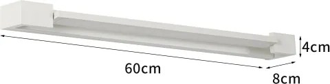 BRILAGI - Aplică de perete LED pentru exterior AQUA LINE LED/18W/230V 60 cm IP44 albă